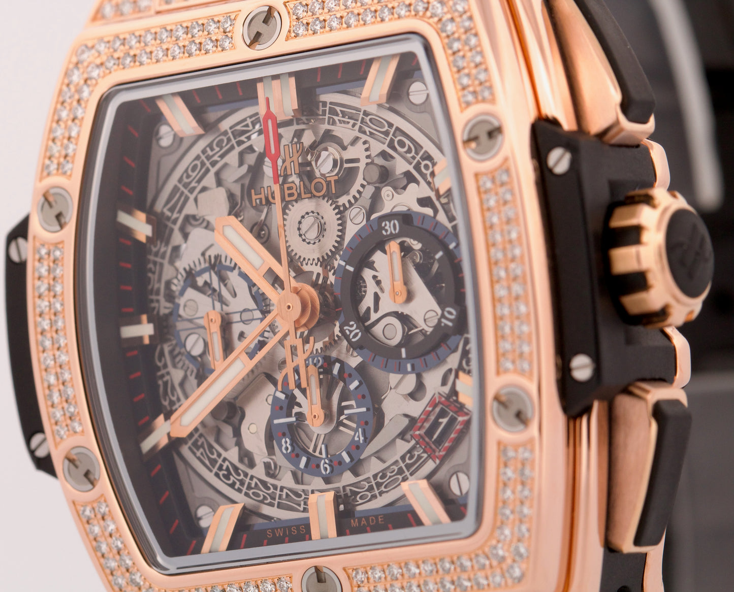 2026 SERVICE Hublot Spirit of Big Bang DIAMOND SKELETON 48mm 641.OX.0183.LR.1704
