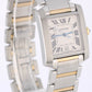Cartier Tank Francaise LARGE Two-Tone 18k Silver Roman 28mmX32mm 2682 Watch
