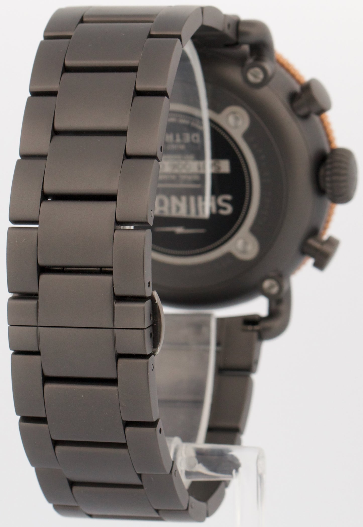 PAPERS Shinola Runwell Sport Chronograph PVD Steel 48mm Quartz S0100600614 BOX