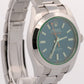 2023 PAPERS Rolex Milgauss BLUE 40mm Z-Blue Green 116400 GV Stainless Watch BOX