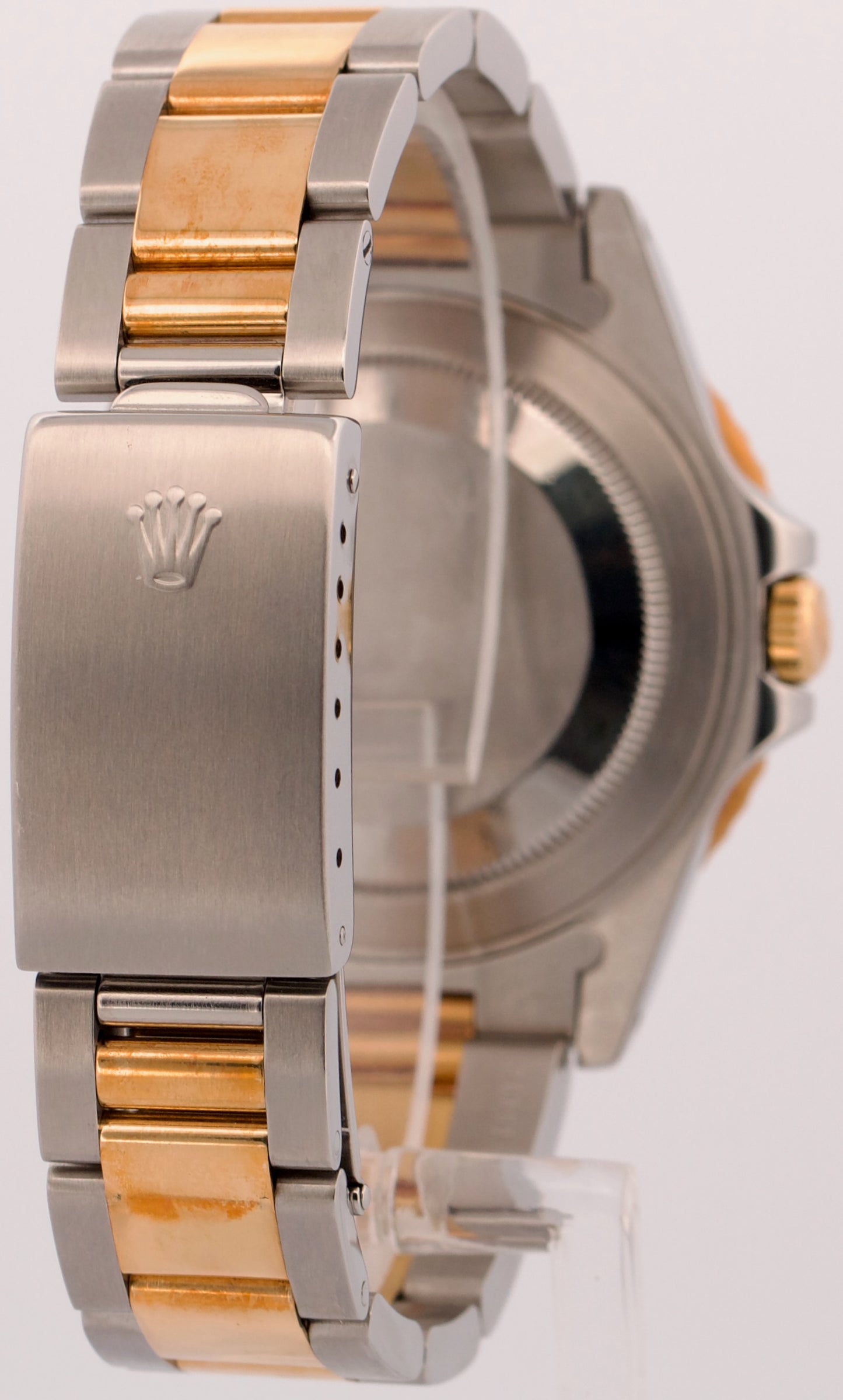 Rolex GMT-Master II SERTI CHAMPAGNE DIAMOND Two-Tone Gold Steel 40mm 16713 BOX