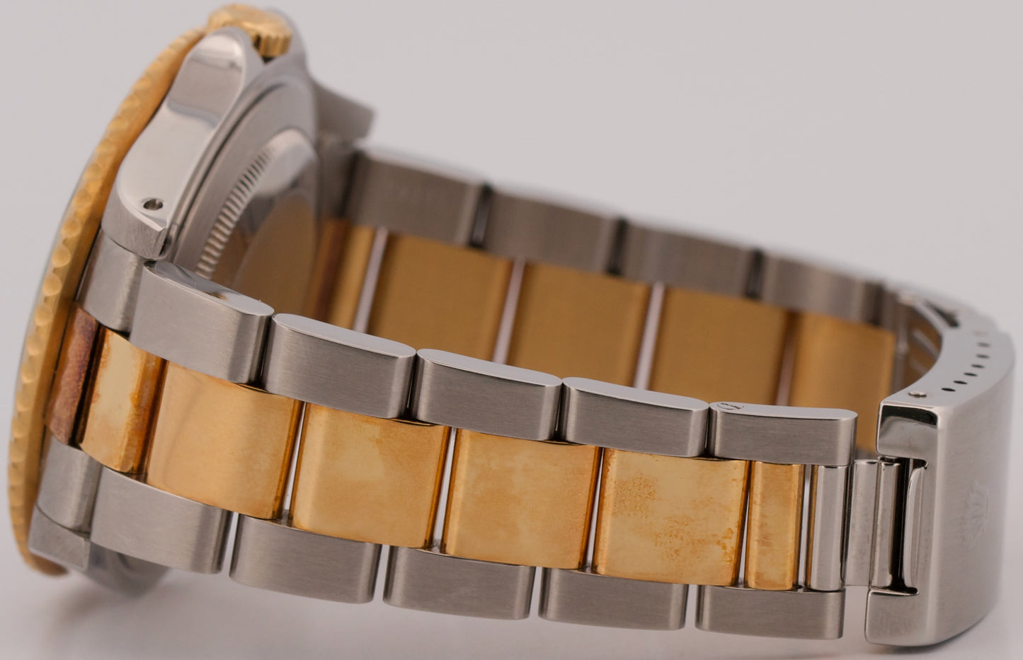 Rolex GMT-Master II SERTI CHAMPAGNE DIAMOND Two-Tone Gold Steel 40mm 16713 BOX