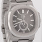 2018 PAPERS Patek Philippe Nautilus Moonphase GRAY Steel 40.5mm 5726/1A BOX
