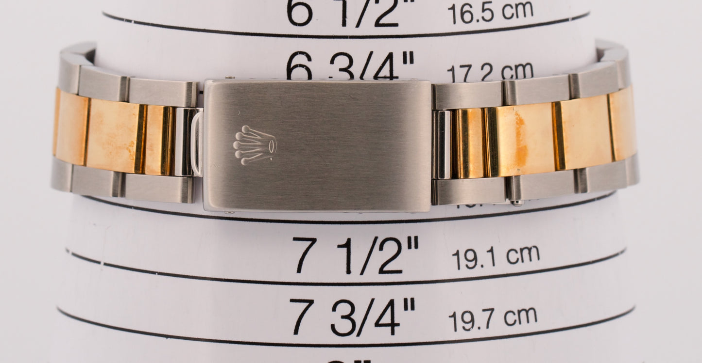 Rolex GMT-Master II SERTI CHAMPAGNE DIAMOND Two-Tone Gold Steel 40mm 16713 BOX