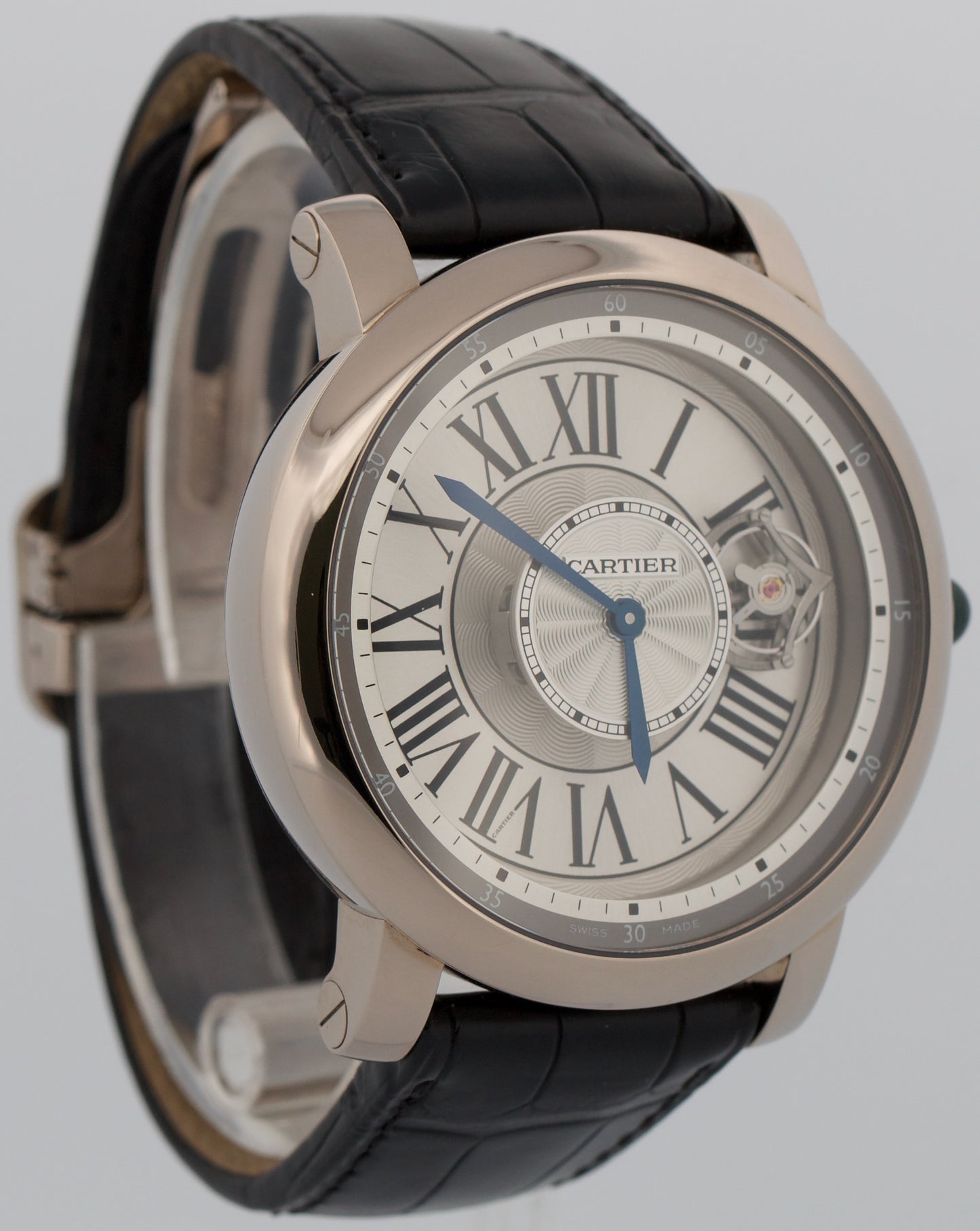 PAPERS Cartier Rotonde Astrotourbillion 47mm 18K Gold Manual 3307 W1556204 BOX