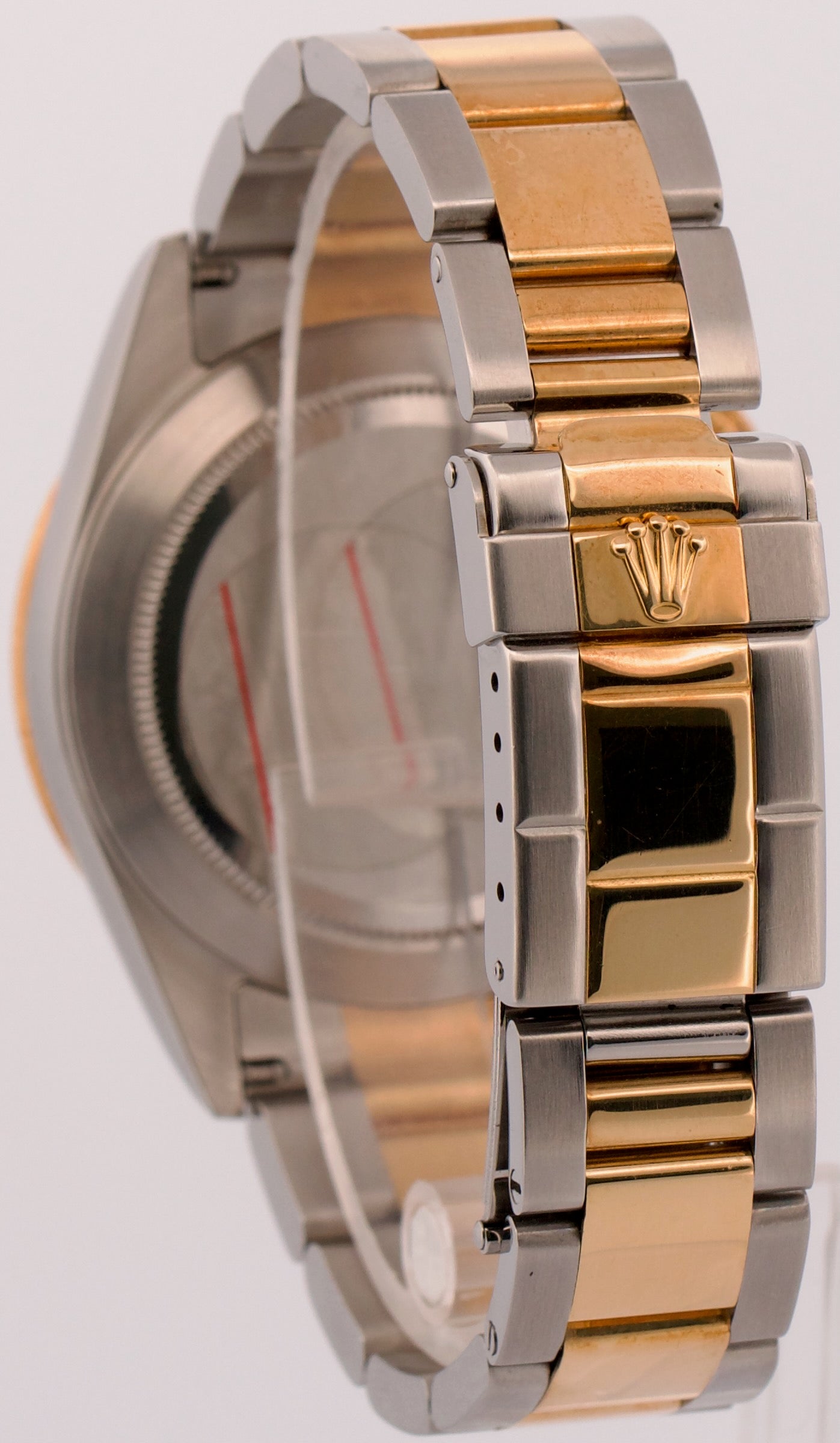 UNPOLISHED 1997 Rolex Daytona Cosmograph SLATE GRAY 18K Gold Steel 16523 BOX
