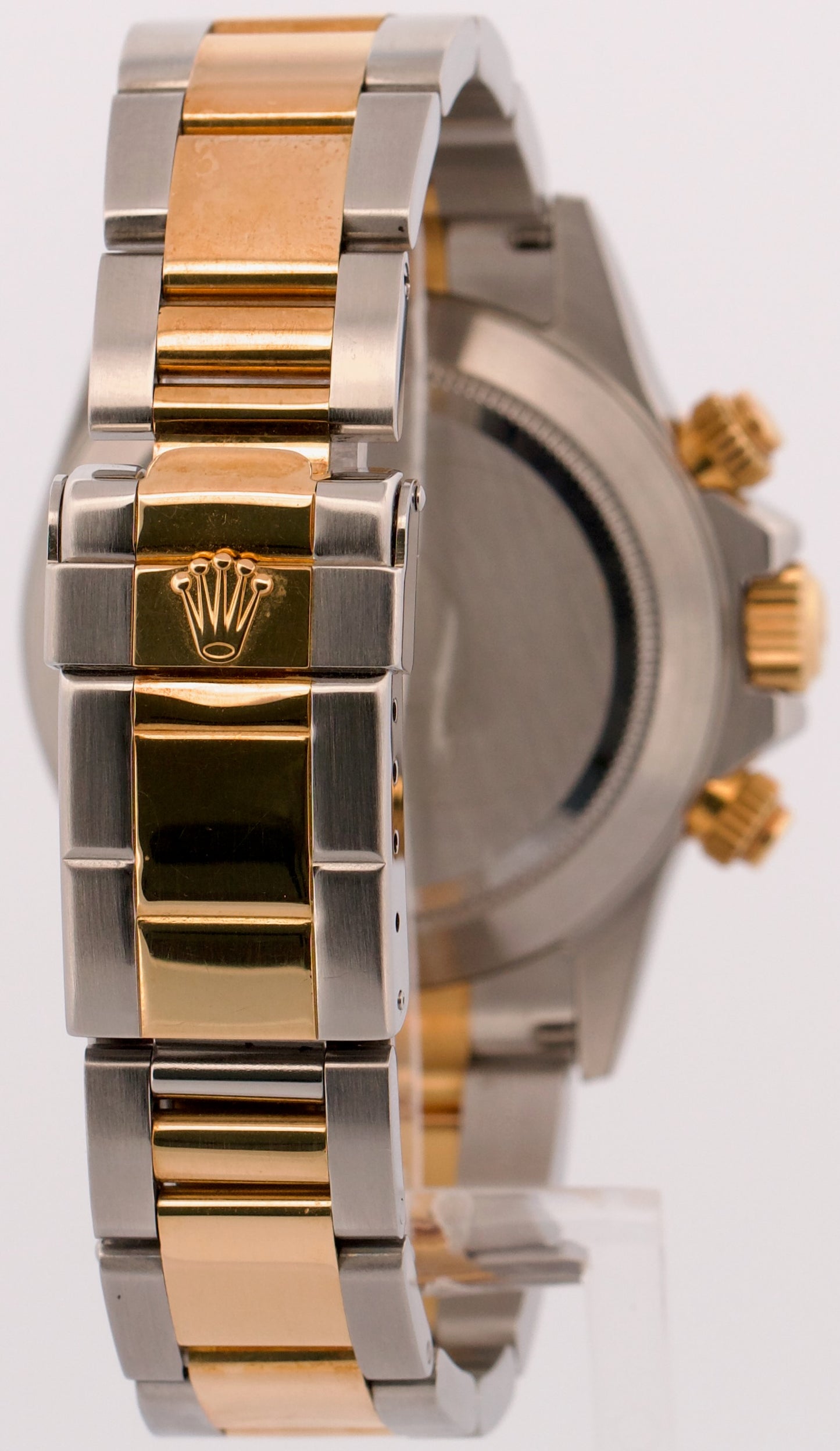 UNPOLISHED 1997 Rolex Daytona Cosmograph SLATE GRAY 18K Gold Steel 16523 BOX