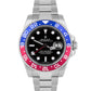 Rolex GMT-Master II PEPSI Red Blue 40mm Black Stainless Steel Date Watch 116710