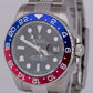 Rolex GMT-Master II PEPSI Red Blue 40mm Black Stainless Steel Date Watch 116710