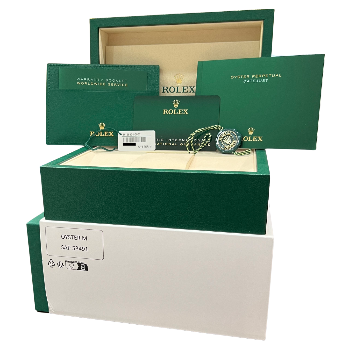 NEW 2026 PAPERS Rolex DateJust 41 BLUE 18K Gold Steel JUBILEE 41mm 126334 BOX