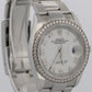 2025 PAPERS Rolex DateJust 36mm WHITE ROMAN Steel DIAMOND Oyster 126284 RBR BOX