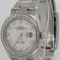 2025 PAPERS Rolex DateJust 36mm WHITE ROMAN Steel DIAMOND Oyster 126284 RBR BOX