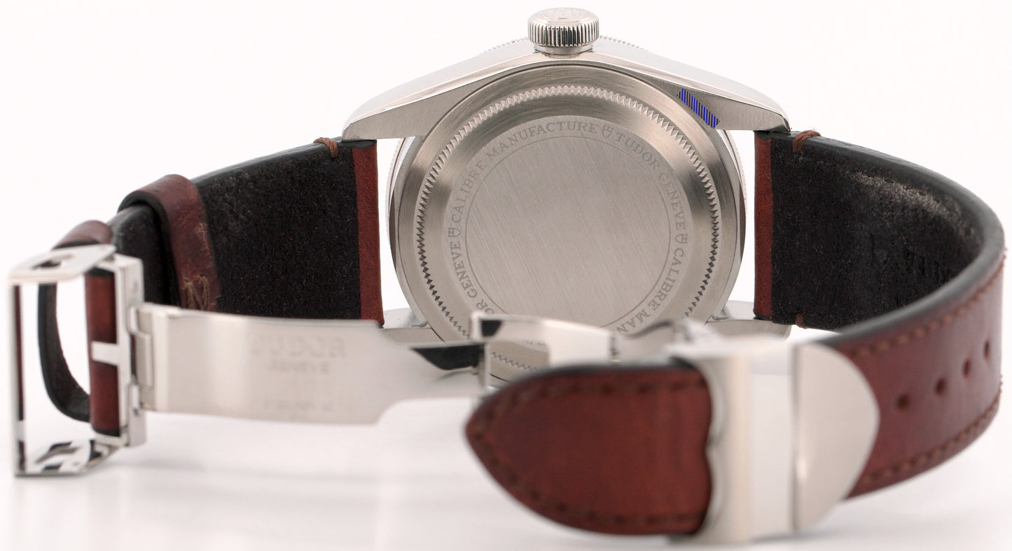 Tudor Black Bay 41 GMT 41mm PEPSI Red Blue Stainless Steel Leather 79830 RB