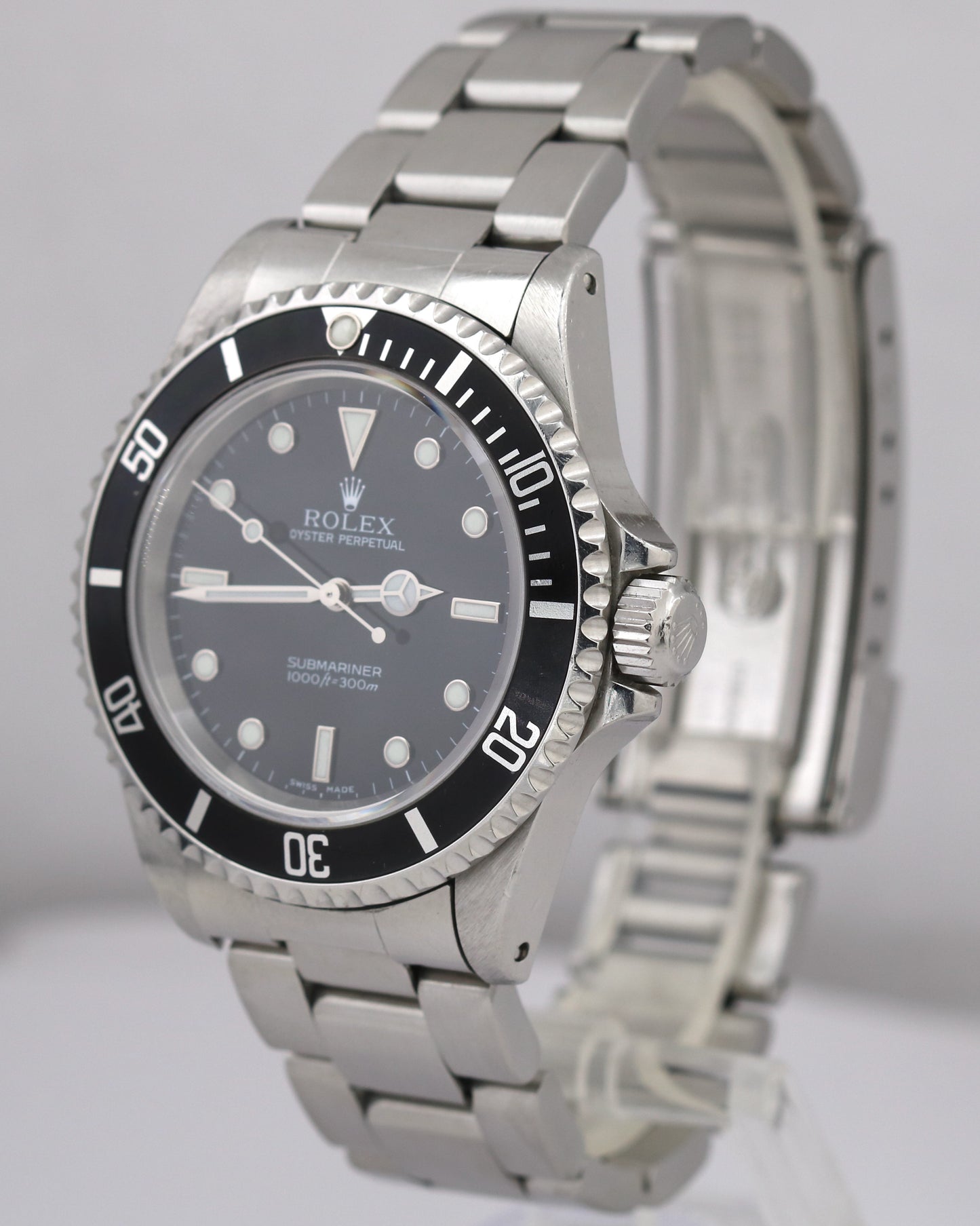 Rolex Submariner No-Date Stainless Steel Black Oyster Automatic 40mm 14060 M