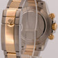 2011 PAPERS Rolex Daytona Cosmograph PANDA Ivory 18K Gold Steel 116523 BOX