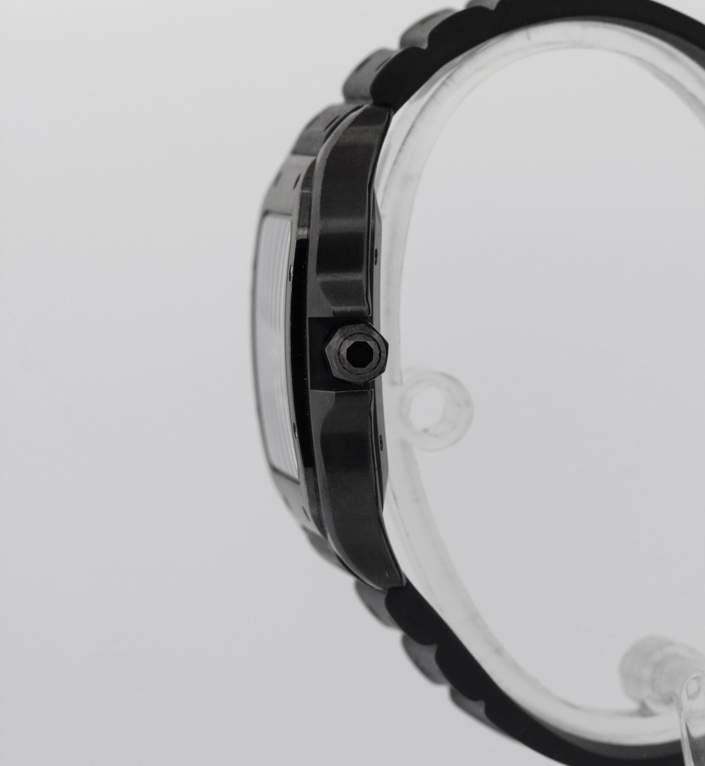 Cartier Santos 39.8mm ADLC Black Stainless Steel 4072 Watch WSSA0039