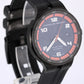 Porsche Design Flat Six P'6350 Steel Black Orange 44mm 6350.43 Rubber Watch