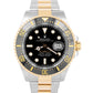 2023 NEW PAPERS Rolex Sea-Dweller 43mm Two-Tone 18K Gold Steel Black 126603 BOX