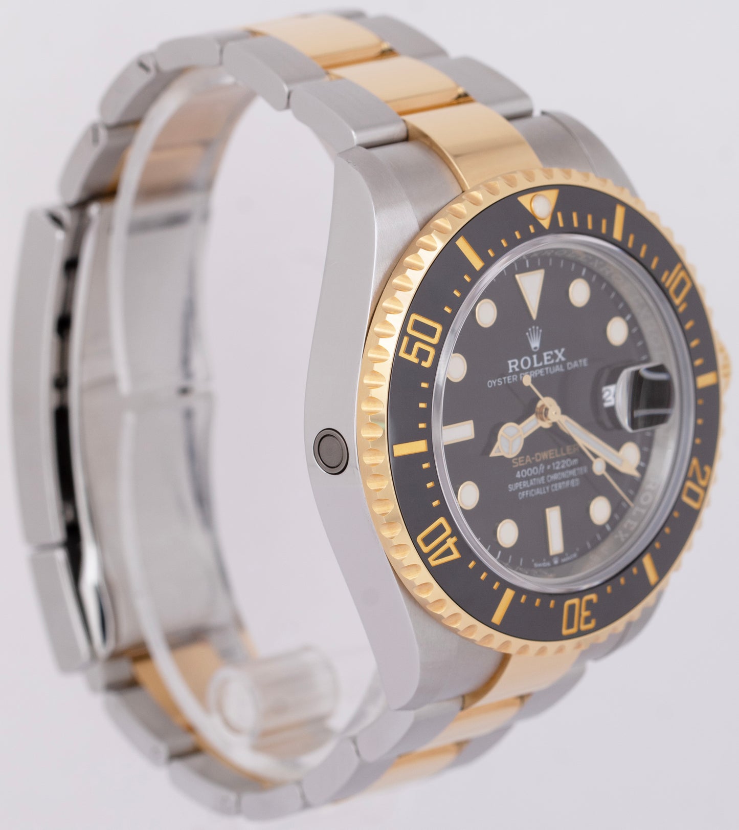 2023 NEW PAPERS Rolex Sea-Dweller 43mm Two-Tone 18K Gold Steel Black 126603 BOX