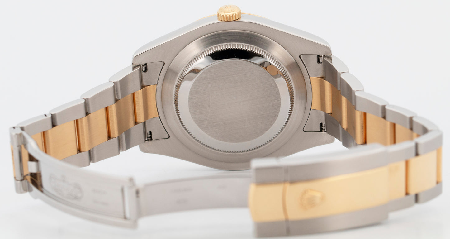 Rolex DateJust II Two-Tone WIMBLEDON Yellow Gold Steel Oyster 41mm 116333 Watch