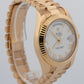Rolex Day-Date II President WHITE Roman 18K Yellow Gold 41mm 218238 Watch