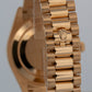Rolex Day-Date II President WHITE Roman 18K Yellow Gold 41mm 218238 Watch