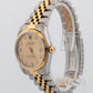 Rolex DateJust Midsize CHAMPAGNE DIAMOND Two-Tone Gold Steel 31mm 68273 Watch