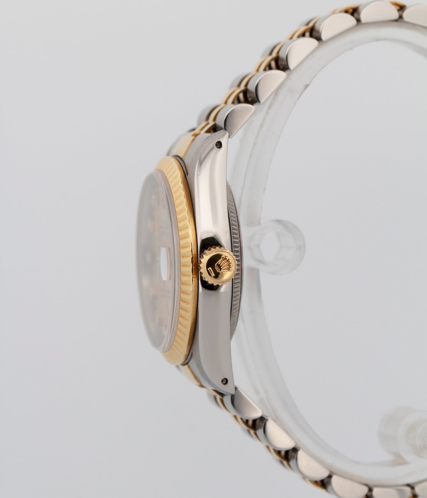 Rolex DateJust Midsize CHAMPAGNE DIAMOND Two-Tone Gold Steel 31mm 68273 Watch