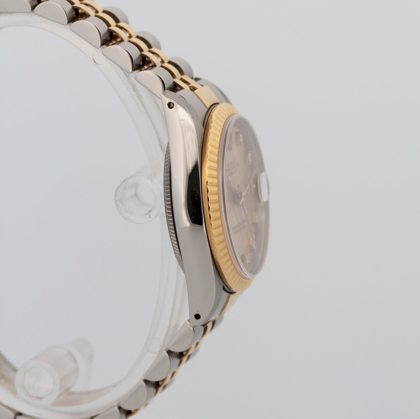Rolex DateJust Midsize CHAMPAGNE DIAMOND Two-Tone Gold Steel 31mm 68273 Watch
