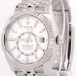 MINT 2025 PAPERS Rolex Sky-Dweller WHITE 42mm JUILEE 18K Stainless 336934 BOX