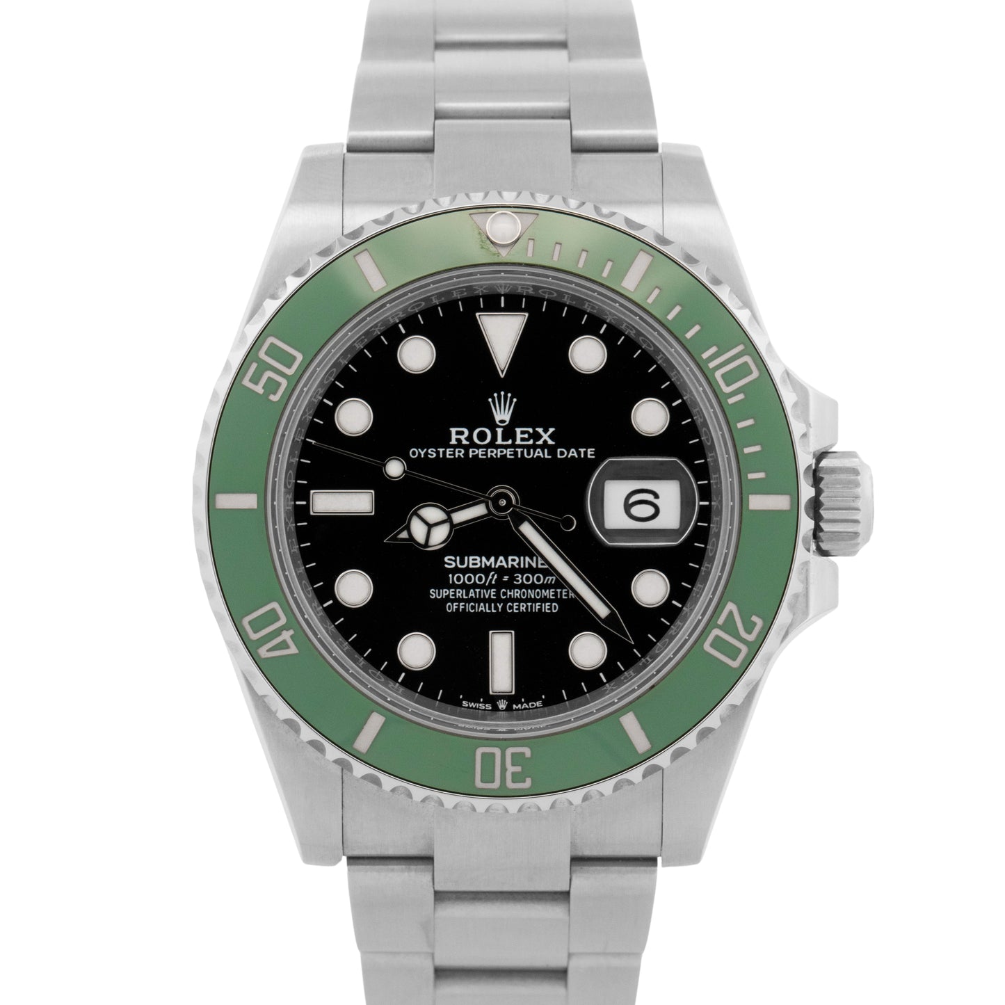 2024 PAPERS Rolex Submariner Date KERMIT GREEN Steel 41mm 126610 LV Watch BOX