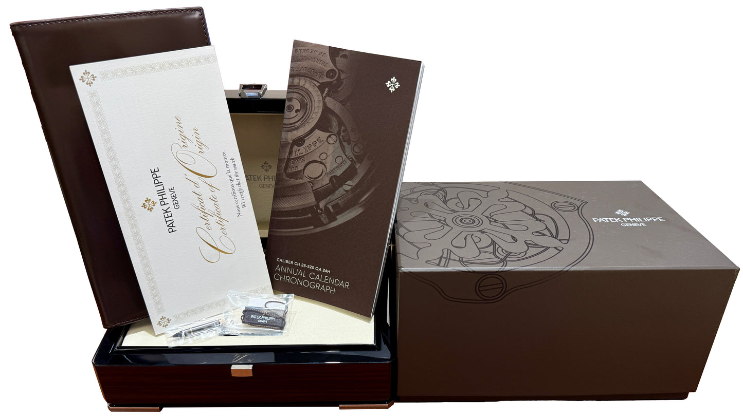 NEW 2025 Patek Philippe Complications Blue Annual Calendar Gold 5905R-010 Watch