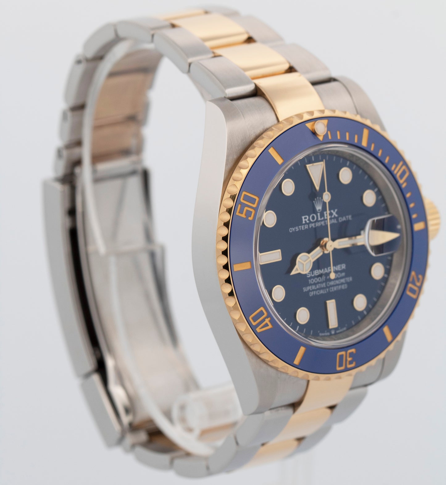 2025 PAPERS Rolex Submariner Date BLUE Two-Tone 41mm 126613 LB Watch BOX
