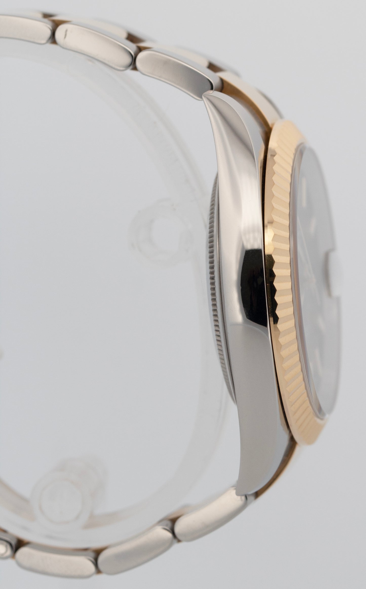 Rolex DateJust 41 BLACK Yellow Gold Stainless Steel OYSTER 41mm Watch 126333 BOX