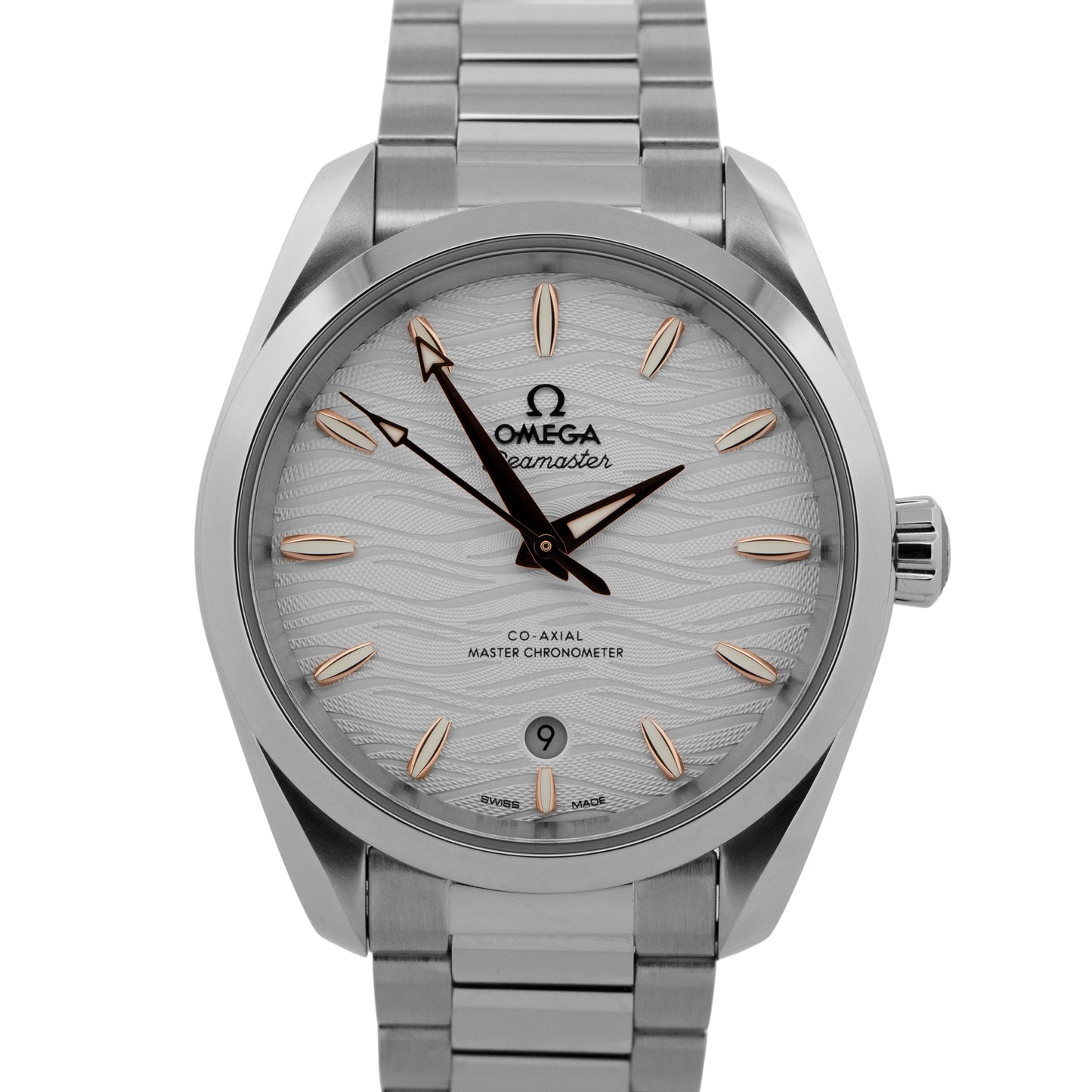 Omega Seamaster Aqua Terra 150M SILVER Steel 38mm 220.10.38.20.02.002 Watch BOX
