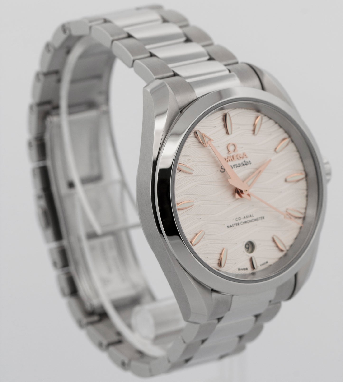 Omega Seamaster Aqua Terra 150M SILVER Steel 38mm 220.10.38.20.02.002 Watch BOX