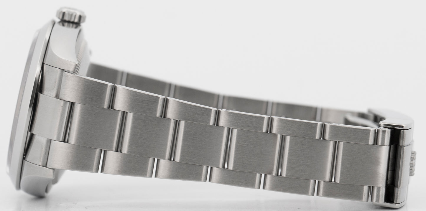 2021 PAPERS Rolex Explorer I BLACK 36mm Stainless Steel 3-6-9 Watch 124270 BOX