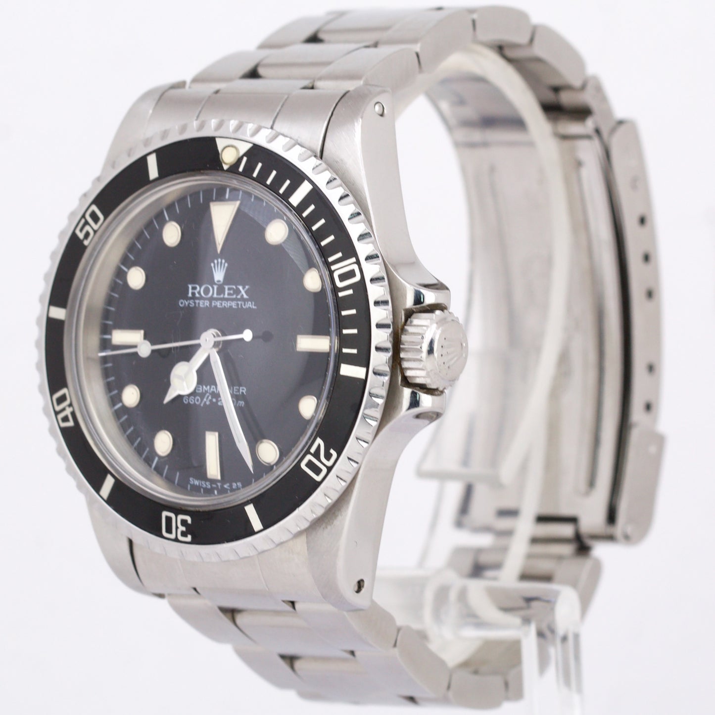 1986 Rolex Submariner SPIDER PATINA 40mm Stainless Steel Automatic Oyster 5513