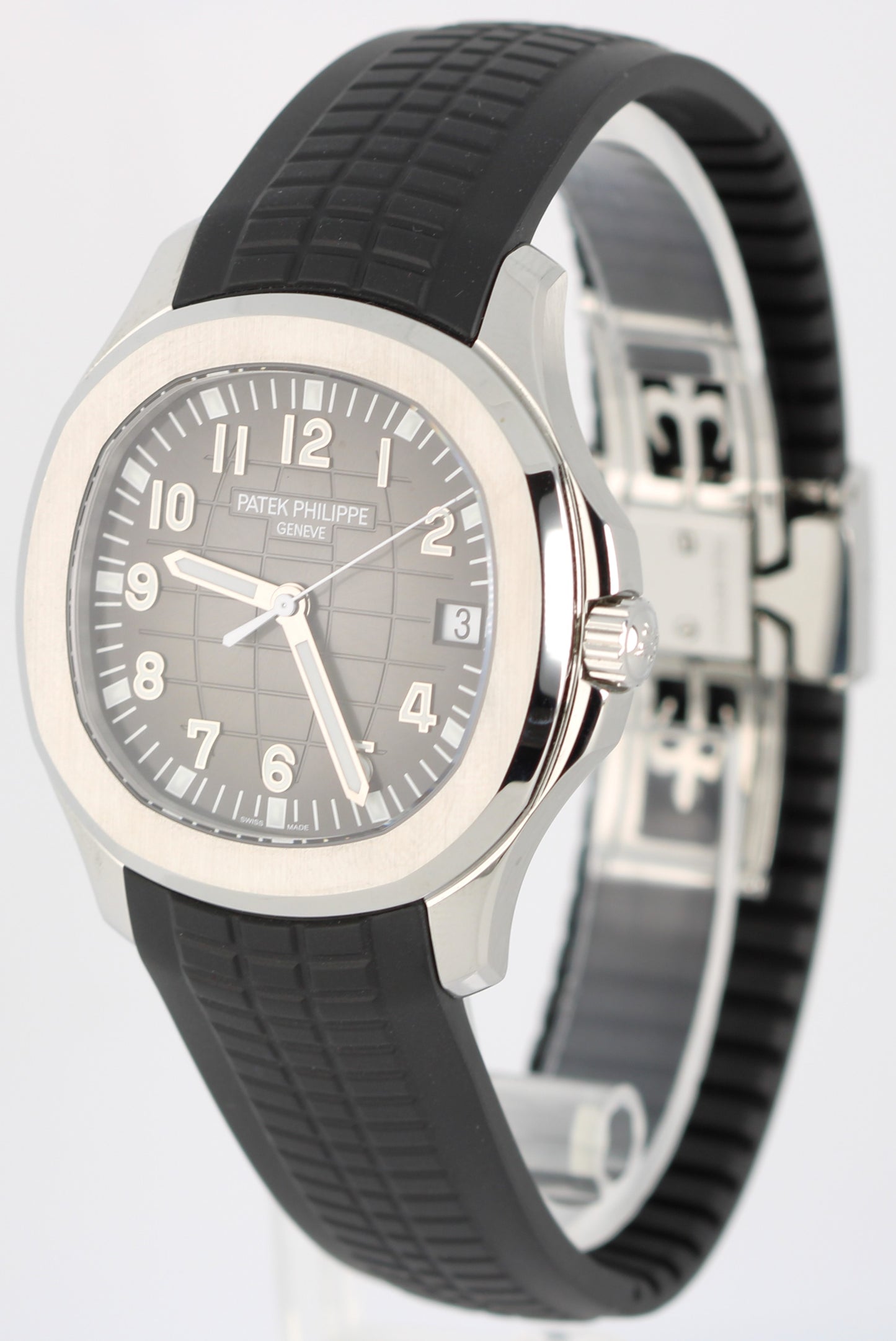 NEW 2023 PAPERS Patek Philippe Aquanaut Steel 40.8mm Gray 5167A-001 Watch BOX