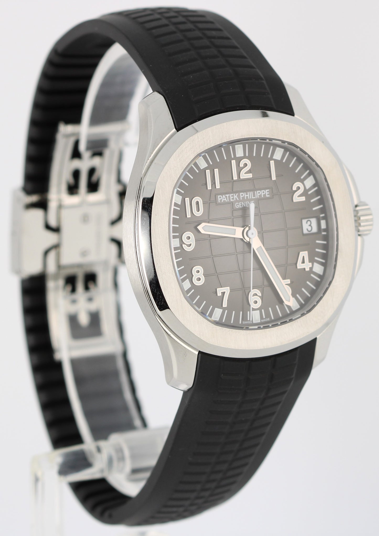 NEW 2023 PAPERS Patek Philippe Aquanaut Steel 40.8mm Gray 5167A-001 Watch BOX