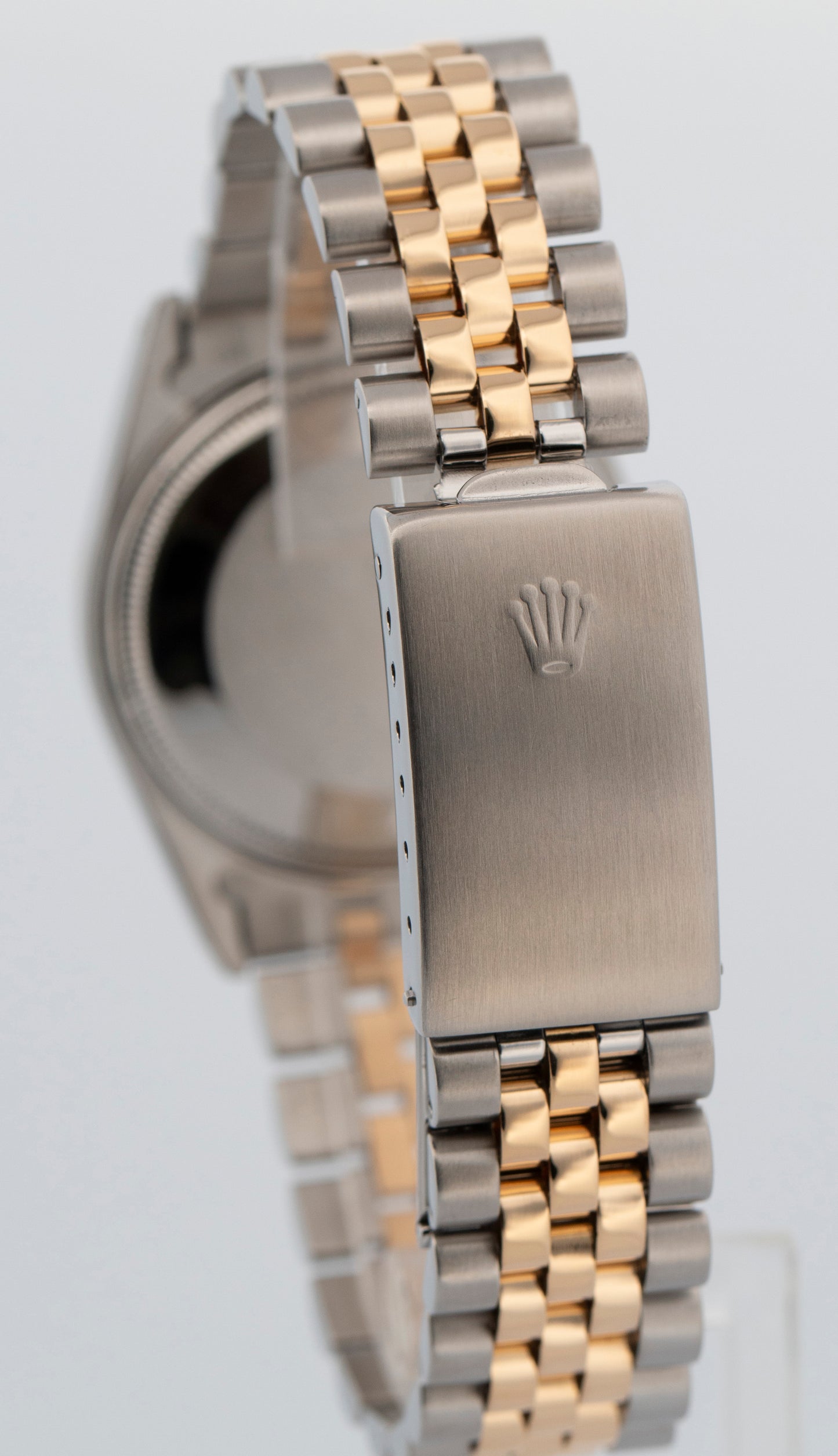Rolex DateJust CHAMPAGNE Two-Tone Yellow Gold Steel 34mm Jubilee 15053 Watch