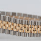 Rolex DateJust CHAMPAGNE Two-Tone Yellow Gold Steel 34mm Jubilee 15053 Watch