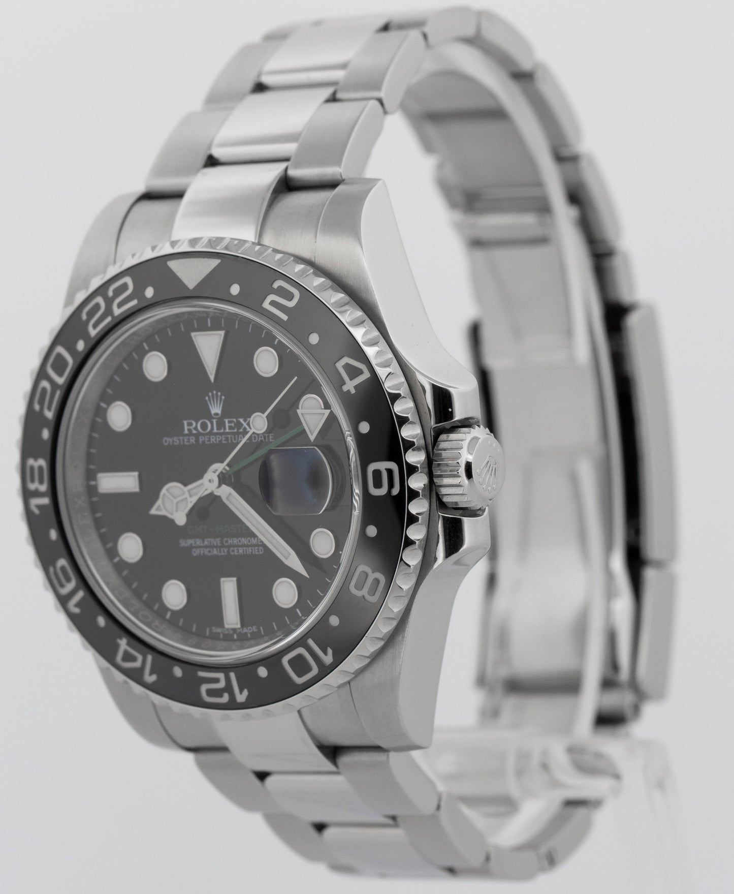 Rolex GMT-Master II BLACK Ceramic Stainless Steel 40mm 116710 LN Watch BOX