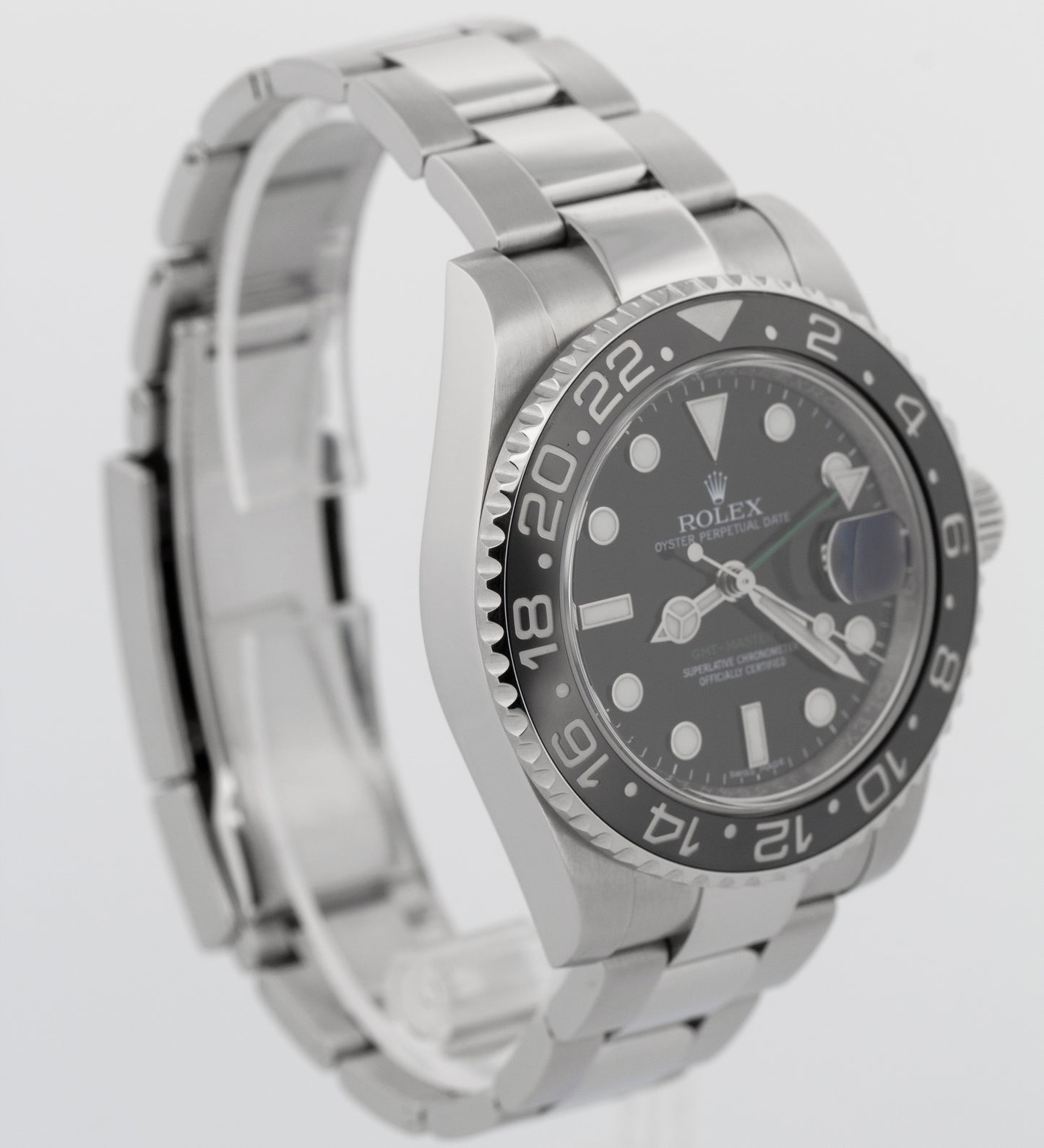 Rolex GMT-Master II BLACK Ceramic Stainless Steel 40mm 116710 LN Watch BOX