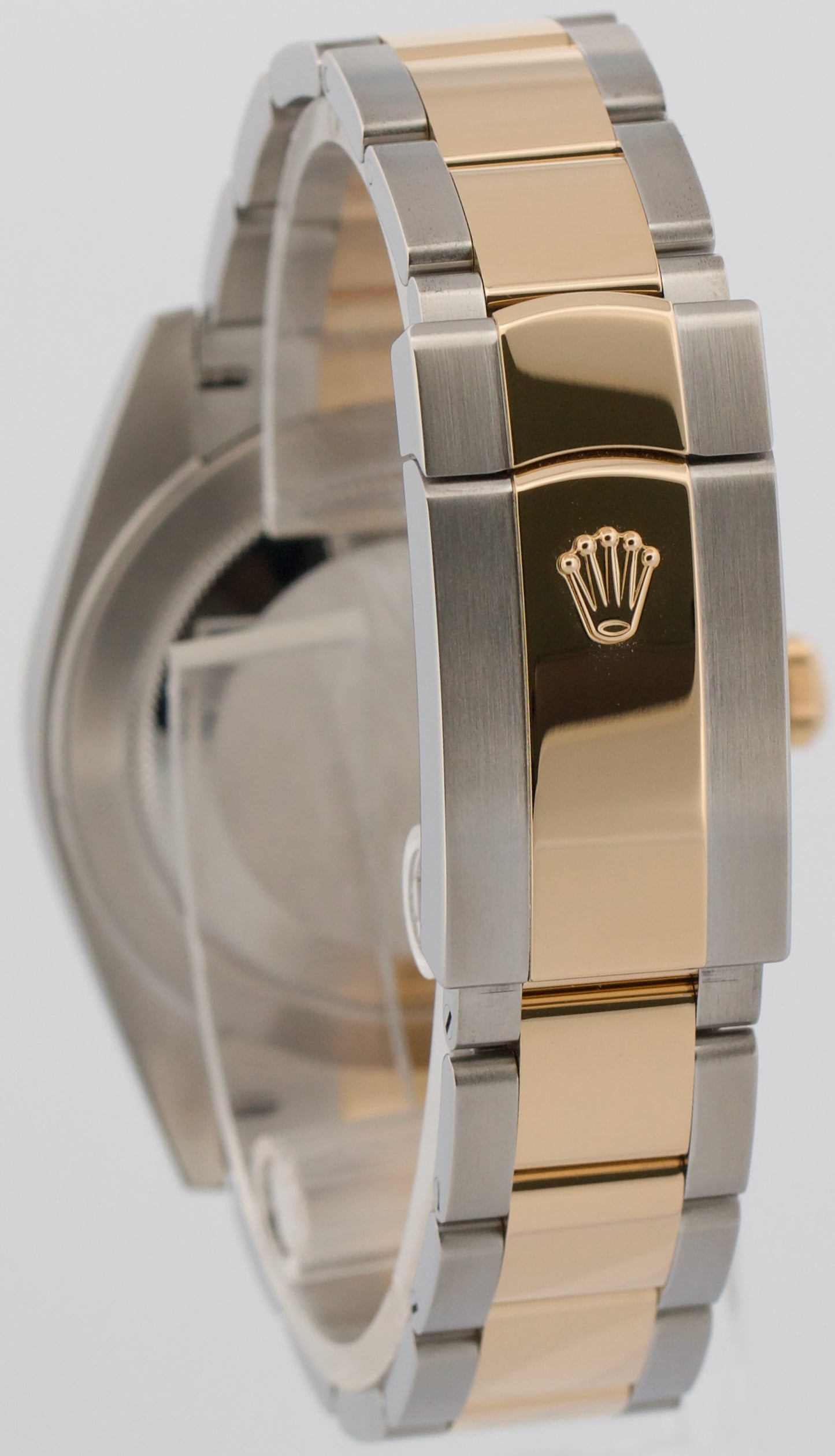 2024 PAPERS Rolex DateJust 41 CHAMPAGNE 18K Gold Steel OYSTER 41mm 126333 BOX