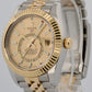 2021 PAPERS Rolex Sky-Dweller CHAMPAGNE 18K Gold Steel JUBILEE 42mm 326933 BOX