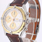 Breitling Chronomat Chronograph Two-Tone 18k Steel White 39mm D13050.1 Watch