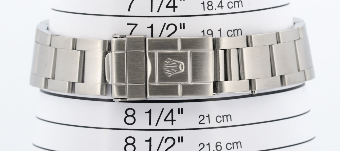 2002 PAPERS Rolex Explorer II 40mm BLACK Stainless Steel 16570 Oyster Watch BOX