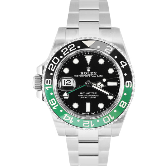 NEW JULY 2023 PAPERS Rolex GMT-Master II SPRITE GREEN 126720 VTNR Watch B+P