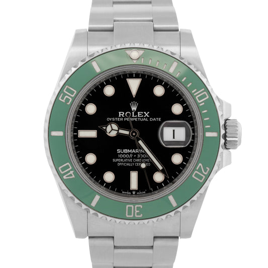 2022 PAPERS Rolex Submariner Date KERMIT Steel 41mm 126610 LV Watch BOX